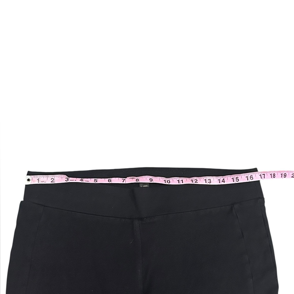 Loft Black Ponte Stretch Pull On Straight Ankle Pants - Size Large - Picture 11 of 15